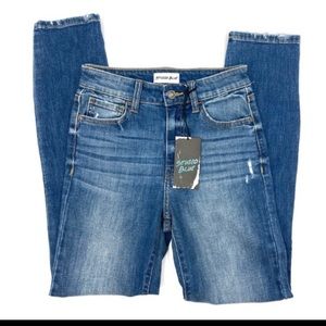 Studio Blue Distressed Skinny Jeans